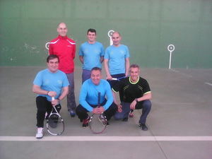 El mal tiempo no permite que se dispute la jornada completa del frontenis provincial