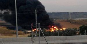 La zona del incendio de Chiloeches sigue sin descontaminarse y con toneladas de residuos peligrosos sin control