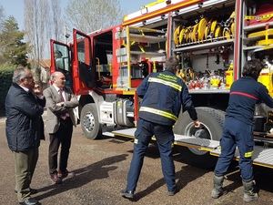 La Diputación compra un nuevo camión de bomberos para el Parque de Sigüenza