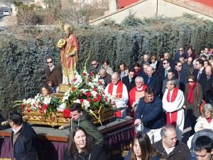 El presidente de la Diputación asiste a la festividad de San Blas en Cabanillas del Campo