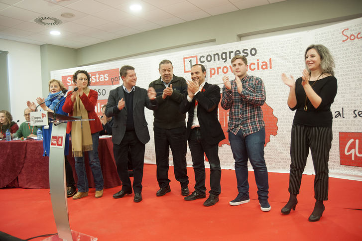 García-Page asiste a la apertura del 14 Congreso Provincial del PSOE de Guadalajara