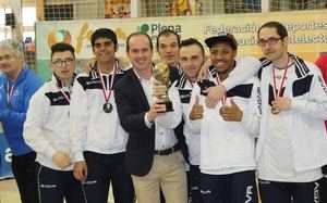 Alberto Rojo felicita a los participantes del Campeonato regional de Fútbol Sala inclusivo, celebrado el fin de semana en Guadalajara