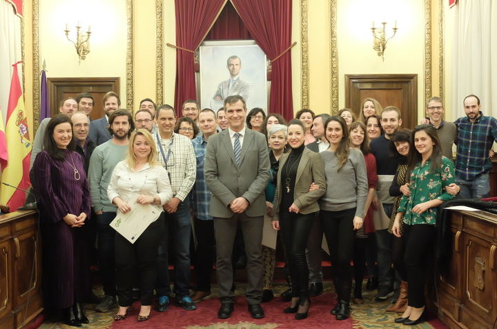 Román destaca el éxito de los Espacios Coworking que organiza el ayuntamiento de Guadalajara en colaboración con la EOI