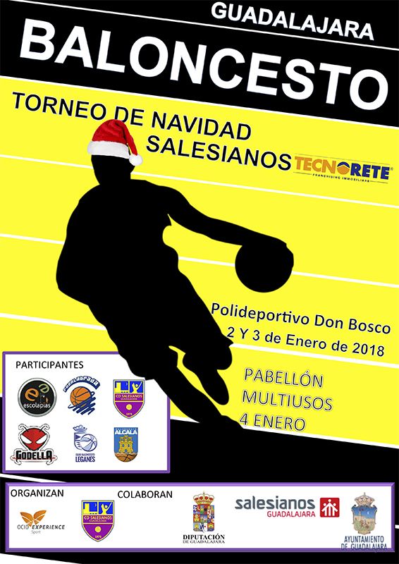 El mejor baloncesto de cantera vuelve a Guadalajara de la mano del CD Salesianos y su Torneo de Navidad