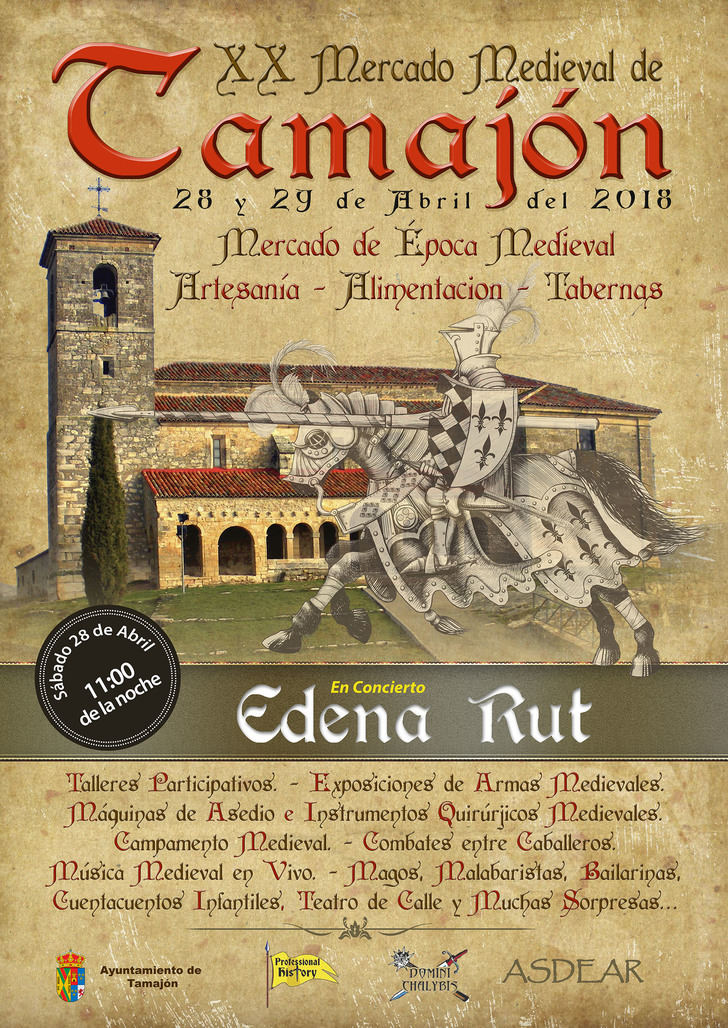 El Mercado Medieval de Tamajón llega a su vigésima edición este próximo fin de semana