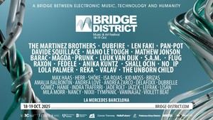 Bridge District Festival 2025 presenta su impresionante cartel musical en Barcelona