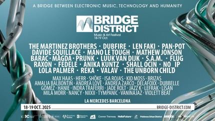 Bridge District Festival 2025 presenta su impresionante cartel musical en Barcelona