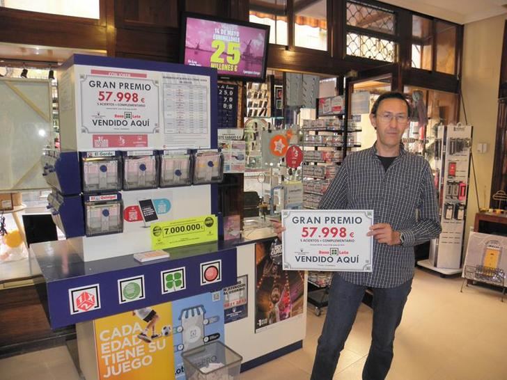 Un afortunado de Guadalajara se lleva casi 58.000 euros de la Bonoloto