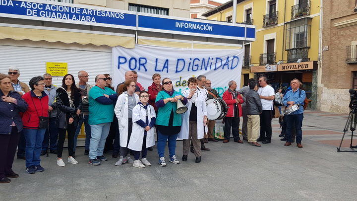 Nueva movilización de la Sanidad en Guadalajara “En cinco años se van a jubilar un 40% de los médicos de Atención Primaria”