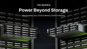 TerraMaster presenta su nueva serie 725 de NAS en rack para empresas con tecnología Xeon
