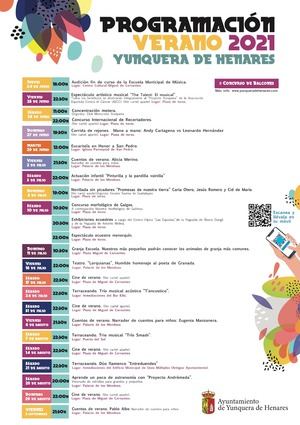 Un total de 25 actos componen la programación cultural y de ocio para este verano en Yunquera de Henares