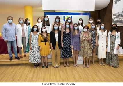 Acto de despedida de las enfermeras especialistas en formación en el Hospital de Guadalajara
