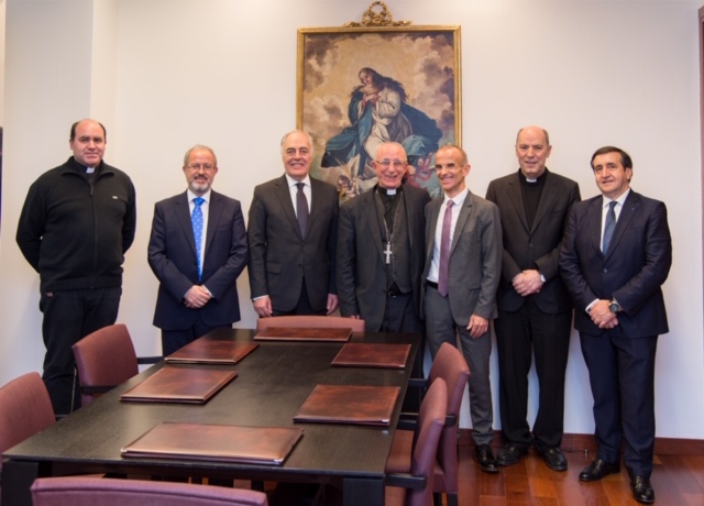 La Fundación IberCaja renueva su colaboración con el Obispado de Sigüenza-Guadalajara para la conservación de su patrimonio histórico 