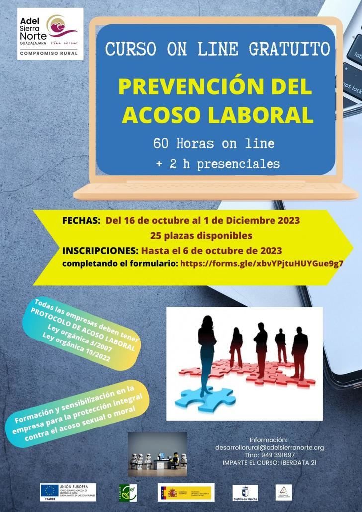 ADEL acerca a las empresas locales un Curso online gratuito sobre prevención del acoso laboral