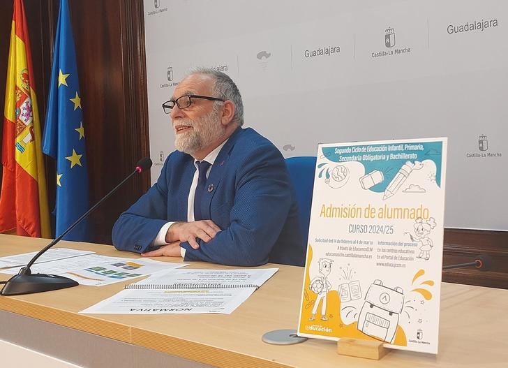 Educación oferta cerca de 12.000 plazas escolares para el próximo curso en la provincia de Guadalajara en un proceso que se abre miércoles