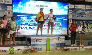 La cabanillera Águeda Pérez, bicampeona mundial de pádel
