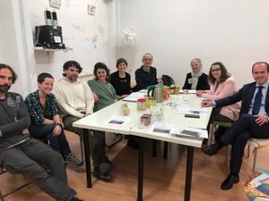 Alberto Rojo visita El Rincón Lento para conocer de cerca su labor en favor del consumo responsable