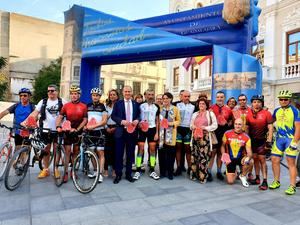 Alberto Rojo: Víctor , quiero que sepas que voy a hacer por los ostomizados el mismo esfuerzo que has hecho tú sobre la bici