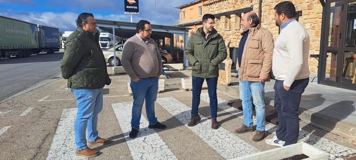 El Grupo Popular de la Diputación visita Alcolea del Pinar y se reúne con su portavoz en el Ayuntamiento
