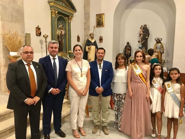 Alfonso Esteban, Marta Abádez y Fco Javier Pérez participan en las fiestas de Loranca de Tajuña