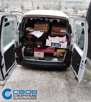 CEOE-CEPYME Guadalajara coordina un dispositivo para que las empresas puedan donar tanto alimentos como material sanitario para luchar contra el coronavirus