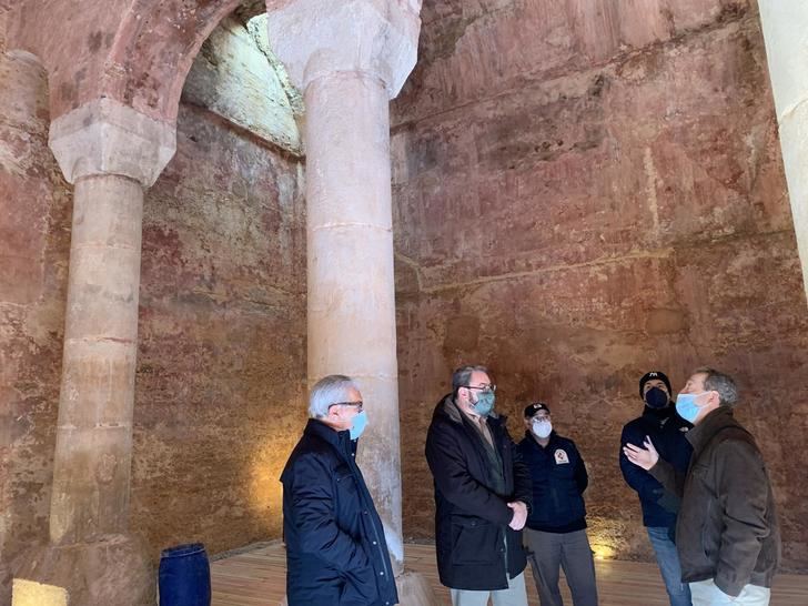 El Gobierno regional reitera su compromiso con la conservación del patrimonio apoyando la restauración del aljibe de Valfermoso de Tajuña