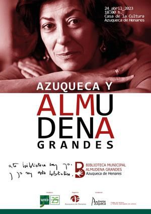 Azuqueca homenajear&#225; a Almudena Grandes el lunes 24, con un acto en el que participar&#225; Luis Garc&#237;a Montero