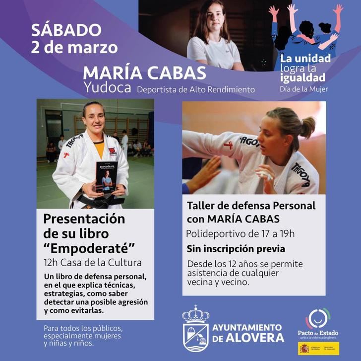 La yudoca internacional María Cabas presenta su libro 