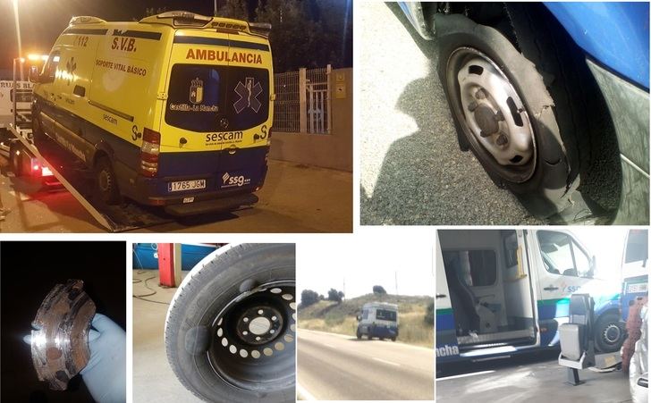 A los guadalajareños nos montan en las ambulancias más viejas de España