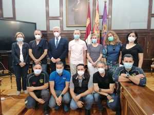 La Diputación de Guadalajara rinde homenaje a Antonio Santaolalla, un cuarto de sigo al servicio de la Institución