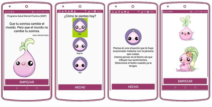 Diseñan una aplicación móvil para fomentar la buena salud mental de las cuidadoras