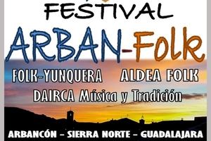 El próximo sábado 2 de junio, primer festival Arban-Folk en Arbancón