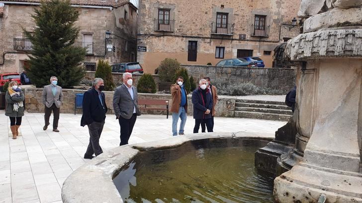 La Diputación culmina una inversión de 232.000 en la Plaza de España y las calles Real y Layna Serrano de Atienza