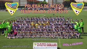 El Atlético Guadalajara comienza sus pruebas de acceso la próxima semana