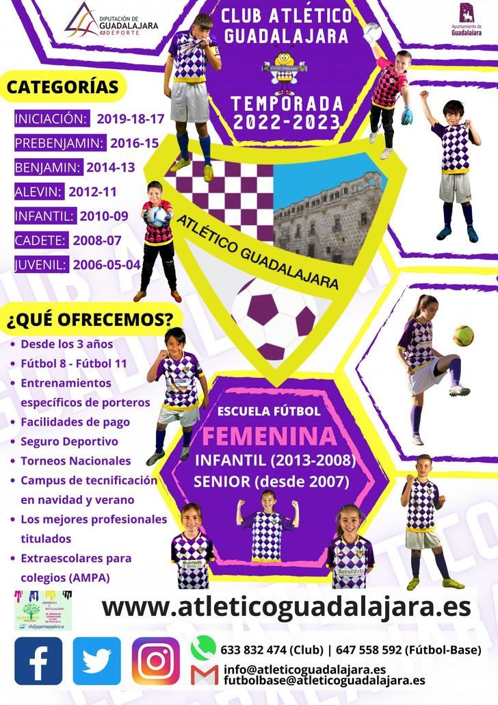 El Atlético Guadalajara abre su período de inscripción para la temporada 2022-2023