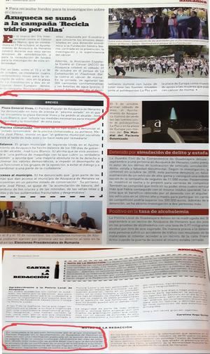 El Grupo Popular denuncia la autopropaganda del alcalde de Azuqueca en la revista municipal, y reclama espacio en Azucahica para el trabajo de la oposición
