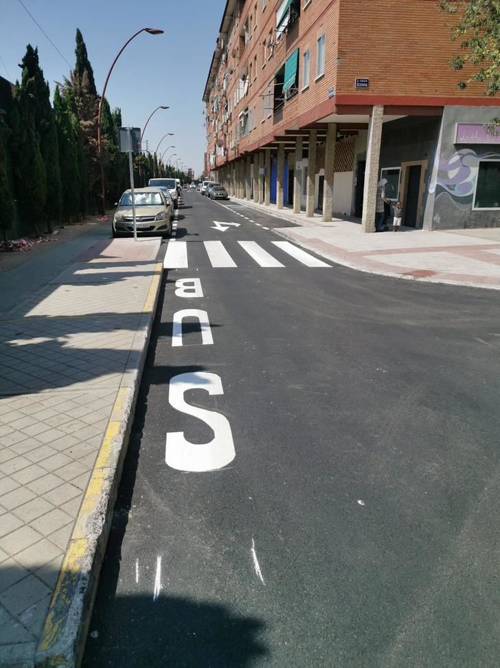 Reabre al tráfico la avenida del Ferrocarril de Azuqueca, una vez finalizada la obra de mejora del pavimento