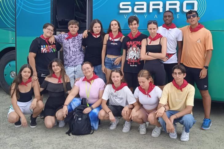 Un total de 14 jóvenes azudenses han participado en un Encuentro Europeo en las ciudades francesas de Pontonx-sur-lAdour e Itxassou