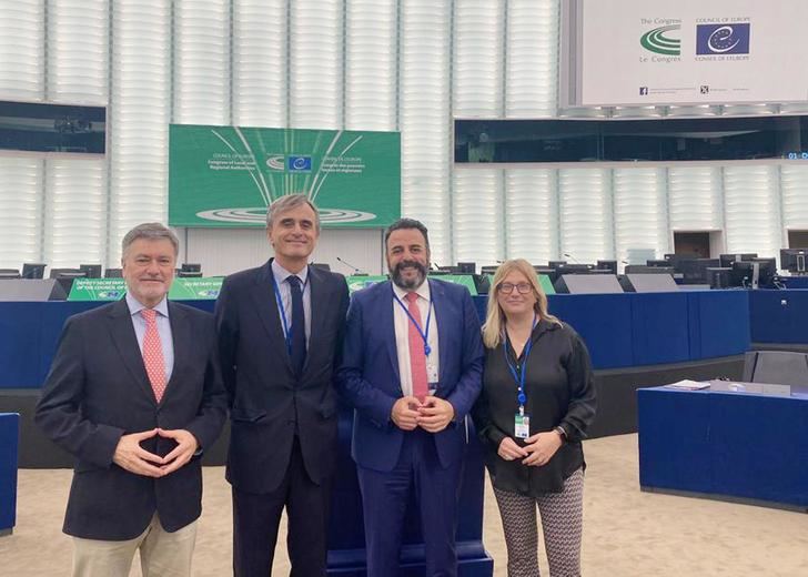 El alcalde de Azuqueca asiste al 45º Pleno del Congreso de Poderes Locales y Regionales del Consejo de Europa