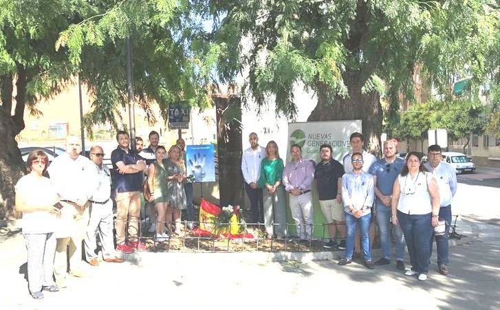 Las Nuevas Generaciones del PP no olvidan, y rinden homenaje a Miguel Ángel Blanco en un emotivo acto en Azuqueca