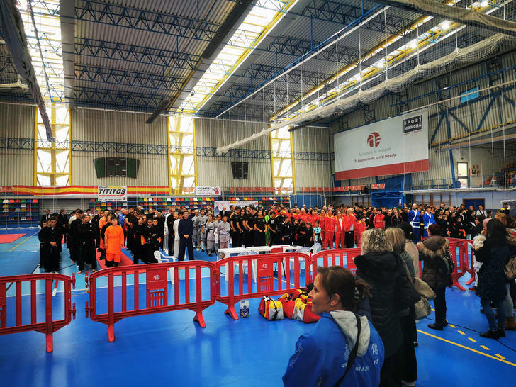 Un total de 248 deportistas han participado en Azuqueca en el XXVII Campeonato de España de Kung Fu