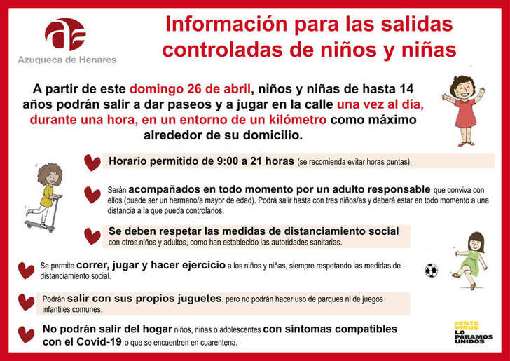 El Ayuntamiento de Azuqueca recuerda que no se puede jugar en los parques infantiles, pese a que desde el domingo se permite que los menores salgan a la calle