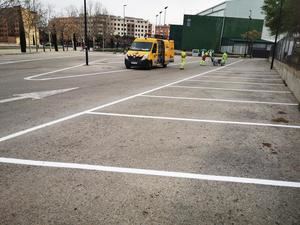 Campaña especial del Ayuntamiento de Azuqueca para la mejora de la señalización horizontal