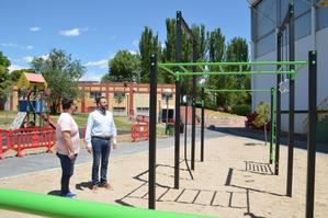 Ya se puede hacer uso de la zona de 'workout' del complejo San Miguel de Azuqueca