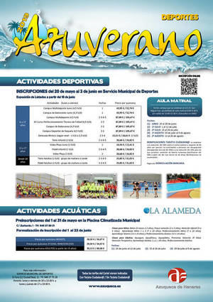 Hasta el 3 de junio, está abierta la inscripción en el programa Azuverano