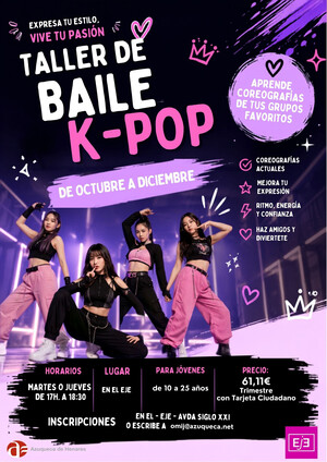 Abierta la inscripción en el taller municipal de Baile K-Pop en Azuqueca para jóvenes de 10 a 25 años