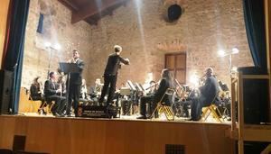 La Banda de la Diputación de Guadalajara ofreció un "conciertazo" en su actuación en Sigüenza conmemorando los 40 años de la Constitución
