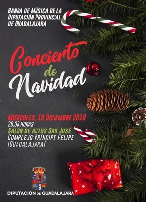 La Banda de Música de la Diputación de Guadalajara ofrecerá el "Concierto de Navidad" el próximo miércoles en el San José