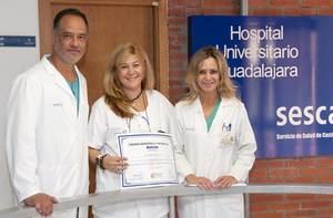 La Unidad de Cirug&#237;a Bari&#225;trica del Hospital de Guadalajara premiada con una Certificaci&#243;n de Experto