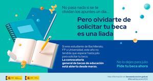 Últimos días para solicitar las becas del Ministerio de Educación y Formación Profesional para el curso 2022-2023